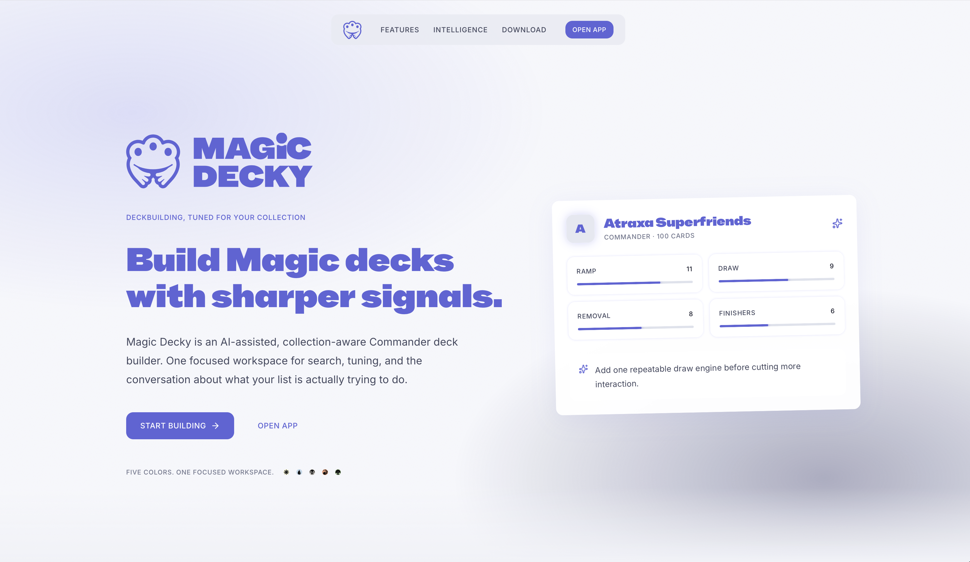 Magic Decky · MTG deckbuilder
