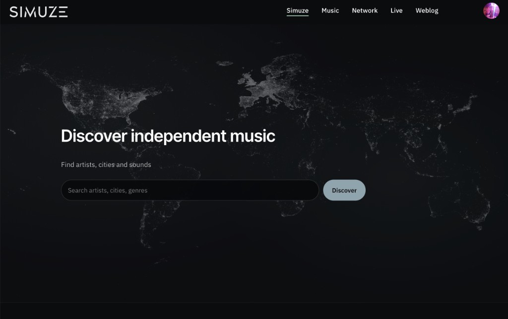 Simuze · music networking
